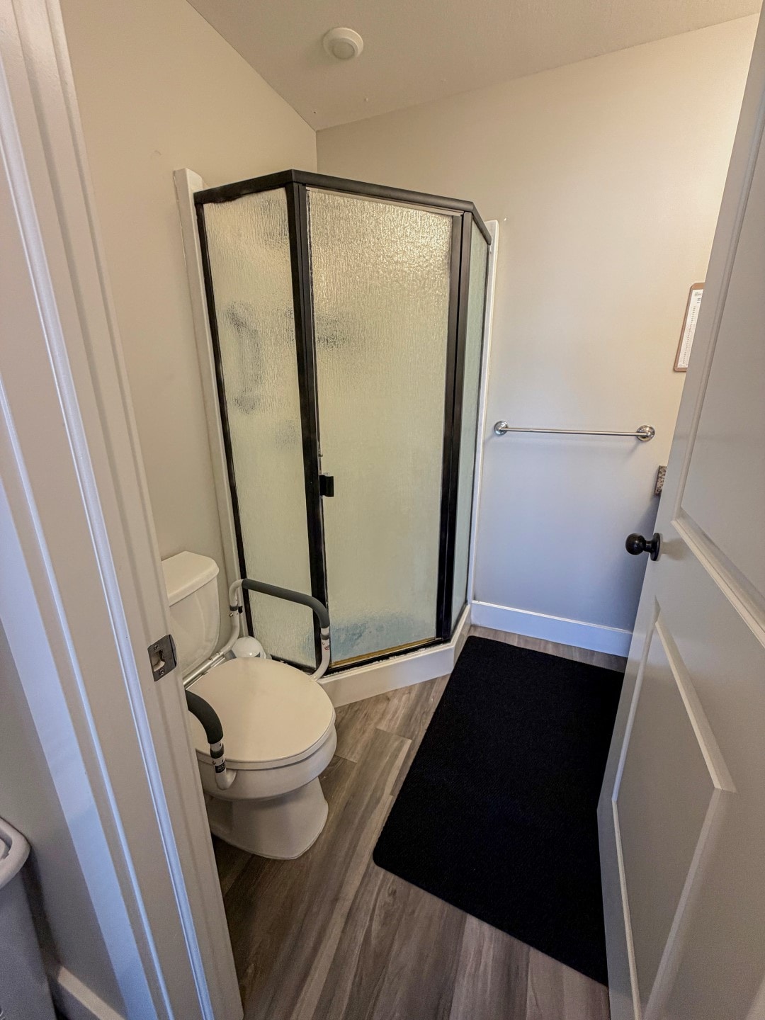 Accessible bathroom with safety features
